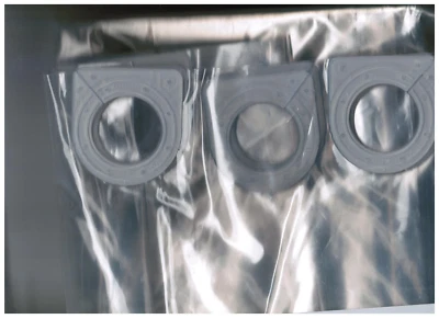 EZ on Heavy Weight Shower Curtain built in hooks Super Clear EVA Material 72x72 - Image 1 of 2