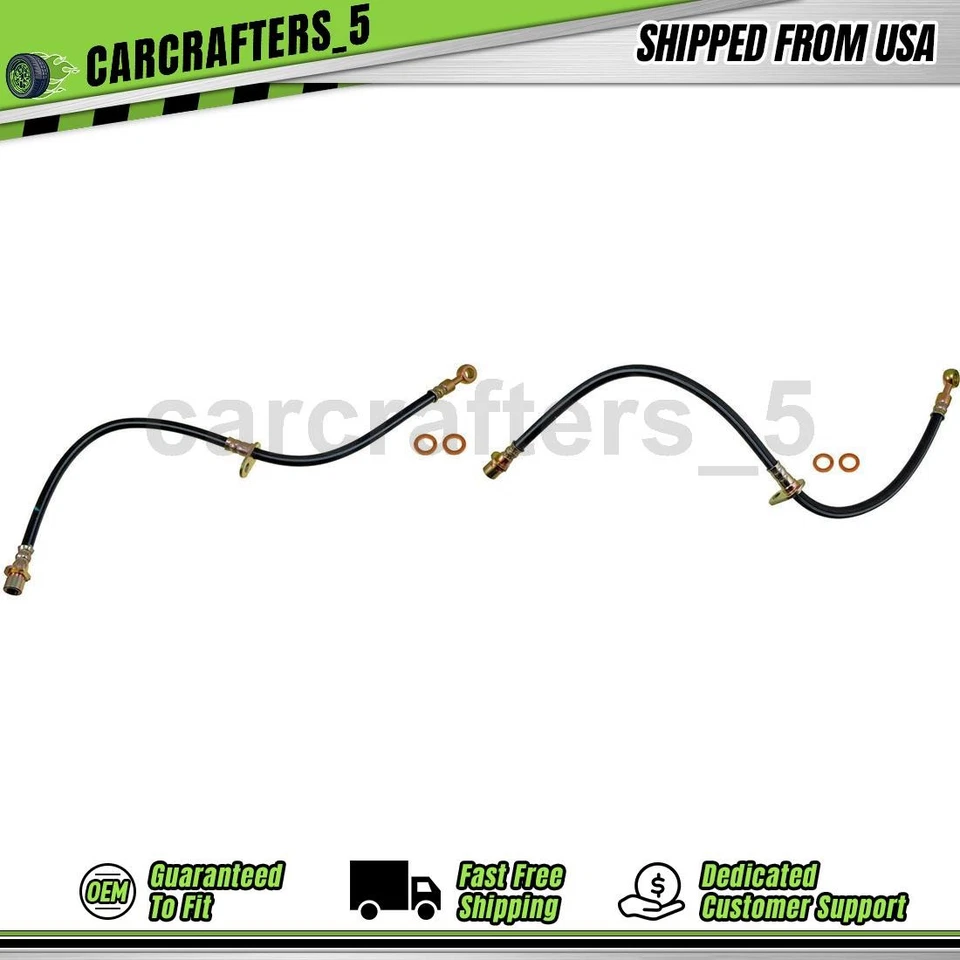 2 mangueras hidráulicas de freno trasero para 1991 1992 1993 1994 1995 Acura Legend 3,2 L Foto 1 de 4