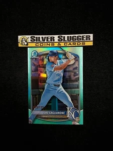 2025 Jac Caglianone Bowman Chrome True Aqua Refractor /125 #BCP-154 KC Royals - Picture 1 of 2