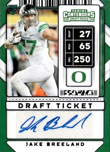 2020 Panini Contenders Draft Picks AutoJake Breeland BUY 3 GET 1 FREE  - Bild 1 von 2