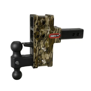 For GEN-Y Mega DutY 2-Inch Shank Offset Drop Hitch With Dual-Ball And Pintle - Picture 1 of 2