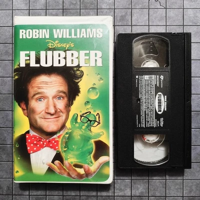 Flubber (1997) - Robin Williams - 90's Disney - (VHS) - Clamshell - EXCELLENT - Image 1 of 2