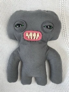 Fuggler Spin Master Grey Alien Squidge Plush 10” - Picture 1 of 4