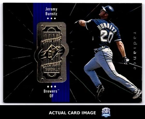 1998 SPx Finite Radiance #293 JEROMY BURNITZ Milwaukee Brewers #/4500 NM - Picture 1 of 4