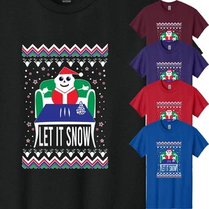 Feliz Navidad Vacaciones Santa Invierno Nieve Camiseta EE. UU. Nueva Camiseta Regalo S-3XL - Imagen 1 de 27