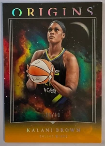 2024 Panini Origins WNBA Gold #12 Kalani Brown RC Dallas Wings 23/25 - Foto 1 di 2