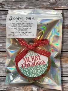 Ambientador colgante Car Freshie - Dicken’s Christmas - Feliz Navidad - Imagen 1 de 1