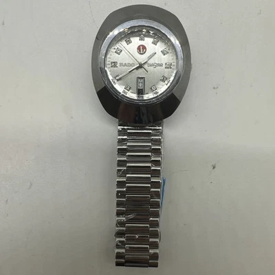 Rado DiaStar The Original Silver Dial Automatic Day Date Wristwatch Watch Steel - Image 1 of 4