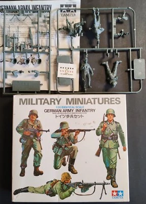 Tamiya N.3502 1/35 German Army Infantry 4 Figure Completo - Immagine 1 di 2
