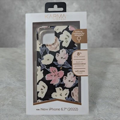 Funda Karma by Body Glove MagSafe para Apple iPhone 6.7 2022 (14 Plus) Floral A7 Foto 1 de 3
