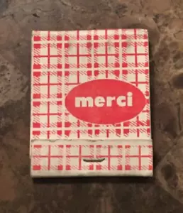 *Vintage Matchbook - Merci - Thank You (76) - Bild 1 von 3