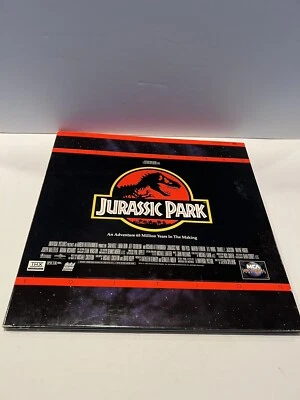 Jurassic Park Laser Disc Movie Letterbox LD Sam Neil Action Thriller - Image 1 of 4