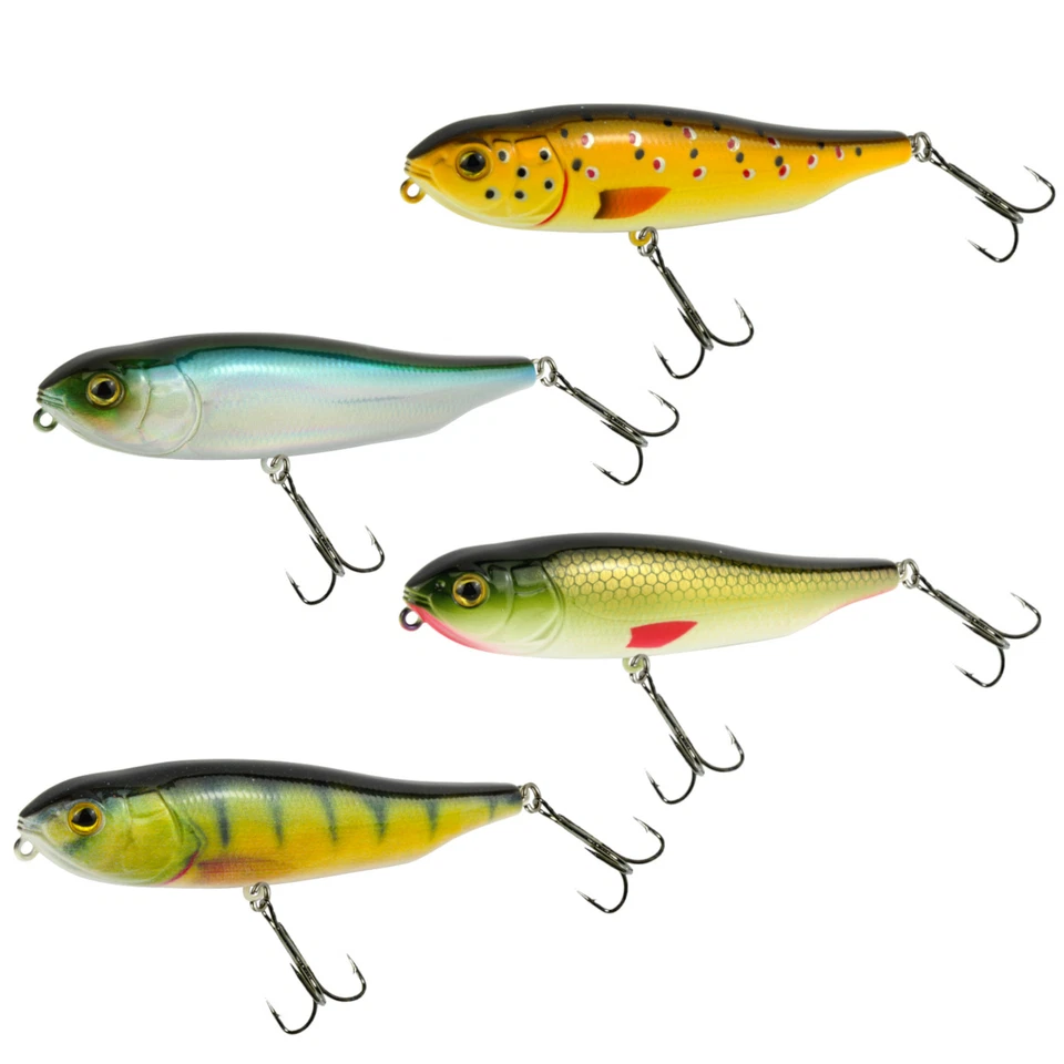 4 Seika Pro Wobbler Toyama 9,5cm 14g- Köder Set fürs Oberflächenangeln, Hardbait - Bild 1 von 1
