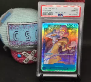 Inazuma - EB01-022 #022 - Súper Raro - Colección Memorial de una pieza - PSA 10 - Imagen 1 de 2