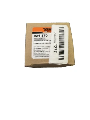 Dorman 924-870 Ignition Switch Compatible with Select Models - Image 1 of 3