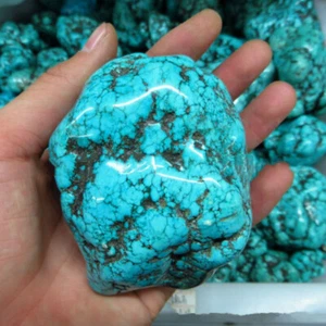 Natural Tumbled Stone 20-35mm 1Pc Turquoise Crystal Healing Reiki Mineral - Picture 1 of 7