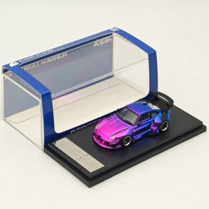STREET WARRIOR 1:64 Porsche 993 RWB Gradient Chrome Purple Diecast Models Car - Bild 1 von 7