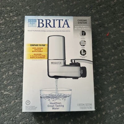 Brita Basic Kitchen Sink On Tap Faucet Water Filter System Filtration Purifier - Image 1 of 4