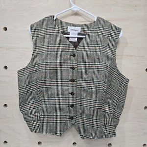 Fantastic Worthington Wool Blend Vest Size 16 Fall Back To School - Picture 1 of 5