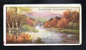 MEETING OF THE WATERS KILLARNEY 1917 JOHN PLAYER GEMS OF BRITISH SCENERY #25 VG - Picture 1 of 2