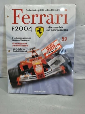 FERRARI F2004 SCALA 1/8 KYOSHO RADIOCOMANDATA USCITA N°59 DEAGOSTINI - Immagine 1 di 2