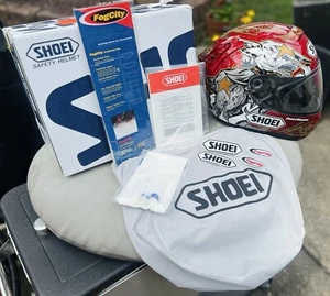 Shoei X-11/Eleven/E-BOZ/TC-1/RAGING BULLS/Small/Stenciled/Full Face Helmet - Picture 1 of 18