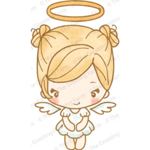 BLESS BEAN - The Greeting Farm Cling Mount Gummistempel - Stempeln Basteln - Engel - Bild 1 von 8