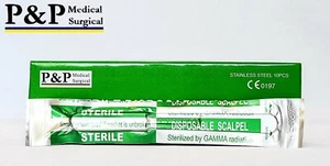 Bisturi sterili chirurgici monouso #36 manico in plastica di P&P Medical Surgical - Foto 1 di 12