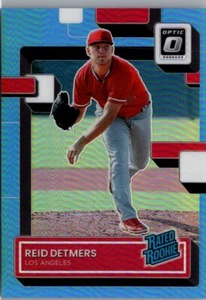 2022 Donruss Optic Reid Detmers Carolina Blue Prizm Rated Rookie #/50 - Picture 1 of 2