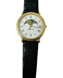 Tourneau Gold Plated and Stainless steel Wristwatch with Moonphases - Picture 1 of 5