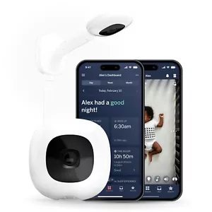Nanit Pro Monitor Smart Baby Monitor e Supporto a Parete Wifi Camera Movimento Audio *NUOVO* - Foto 1 di 7