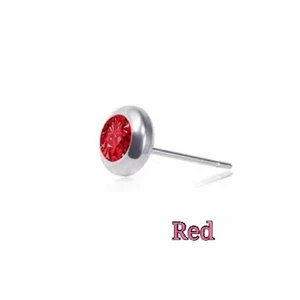 Unisex Retro Stainless Steel Earrings Classic Simple Crystal Stud Men Women 0944 - Picture 1 of 17