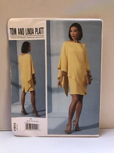 Vogue 1614 Designer Pattern Tom & Linda Platt Misses Asymmetrical Dress Sz6-14UC - Picture 1 of 2