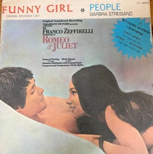 1960's Pop 7" EP p/s- Barbara Streisand - Funny girl OST- People-Made in Israel - Picture 1 of 3