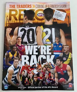 AFL PRE SEASON 2021 RECORD Trader's Tips Player Profiles Latest News - Picture 1 of 2