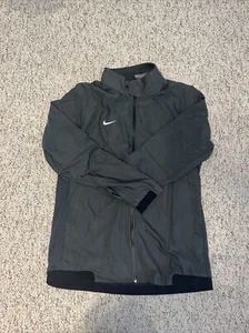 NIKE Dri-Fit Light Weight Grey/Black Men's L tall Travel Jacket AH7765 060 - Picture 1 of 6