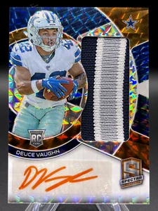 2023 Spectra Orange Hyper Prizm Deuce Vaughn /15 Auto RC RPA - Picture 1 of 3