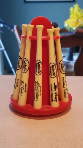 Louisville Slugger Baseball Bat Bank Mickey Mantle Aaron Bench Garvey Lynn Cover