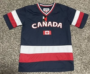 NWT Snowcap Canada Youth Hockey Jersey Medium Maple Leaf Sewn - Picture 1 of 3