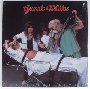 Great White - Recovery: Live! LP - 1987 - Enigma D1-73295 - SEALED - Picture 1 of 2