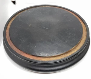 Victorian Laqurered Footed Wooden Dome stand 8.5” Diameter - Picture 1 of 7