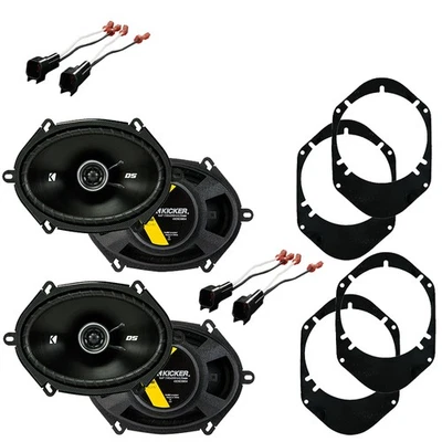 Fits Mercury Mountaineer 2002-2005 Speaker Replacement Kicker (2) DSC68 Package - Imagem 1 de 4