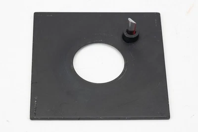 Placa de lente Beseler de 4" x 4" con luz piloto roja para apertura 23C, 45M, CB7- 39 mm Foto 1 de 4