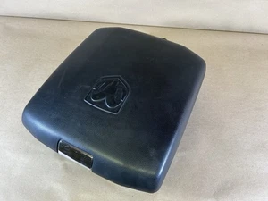 2013-2018 Dodge RAM 1500 2500 Center Console Lid Compartment USB BLACK w/ Emblem - Picture 1 of 16