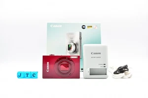 ⏯️[Mint] Canon IXY3 Red 12.1MP Compact Digital Camera / With Box From Japan - Picture 1 of 17