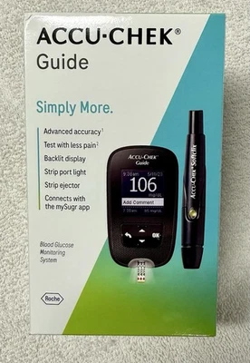 Sistema de monitoramento de glicose no sangue Accu-Chek Guide expiração 2028-05-14 - Imagem 1 de 4