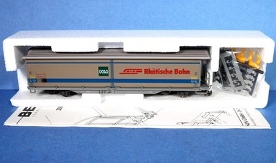 Bemo HOe - HOm 1:87 Scale / 9mm Narrow Gauge RhB Sliding Wall Wagon 2288 139 - Image 1 of 4
