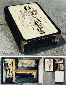 Mordaza de descarga eléctrica antigua de colección novedad cartas broma tienda de magia truco - Imagen 1 de 6