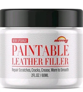 Überstreichbarer Lederspachtel, Lederspachtel Reparaturset für Risse, Löcher, Risse - Bild 1 von 6