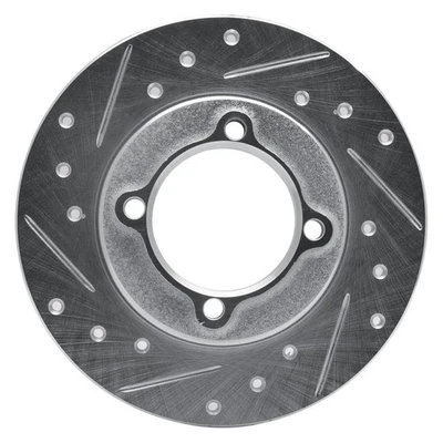 For Ford Festiva 88-93 Brake Rotor eLINE Drilled & Slotted 1-Piece Front Driver Foto 1 de 4